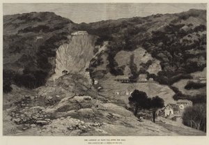 秋季之后，Naini Tal的山体滑坡
